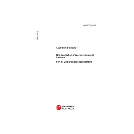 AS 4777.3-2005 [ Available Superseded ]