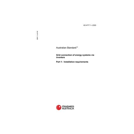 AS 4777.1-2005 [ Available Superseded ]
