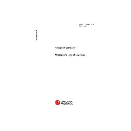 AS ISO 12494-2005