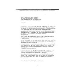 BO-75-05-1 -- Separator Element Design and Application Technology