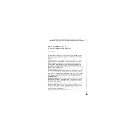 BO-75-01-2 -- Smoke Movement Sudies in Veterans Administration Hospitals