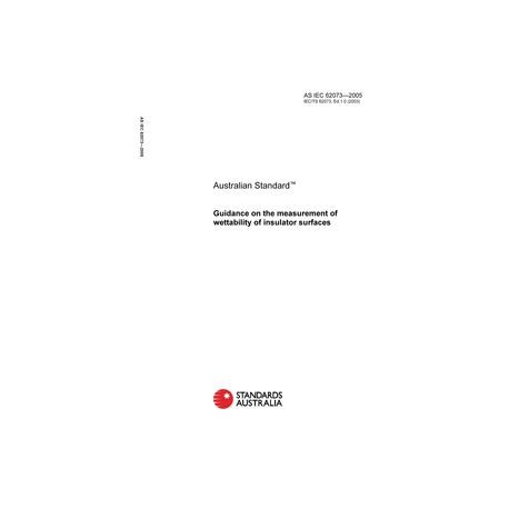AS IEC 62073-2005