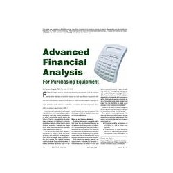 Advanced Financial Analysis For Purchasing Equipment