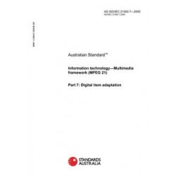 AS ISO IEC 21000.7-2005