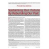Sustaining Our Future By Rebuilding Our Past: Energy Efficiency in Existing BuildingsâOur Greatest Opportunity for a Sustainab