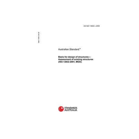 AS ISO 13822-2005