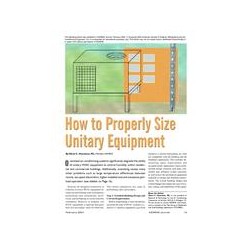 How to Properly Size Unitary Equipment