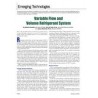 Emerging Technologies: Variable Flow and Volume Refrigerant System