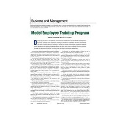 Business and Management: Model Employee Training Program