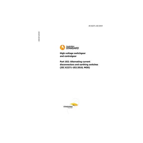 AS 62271.102:2019