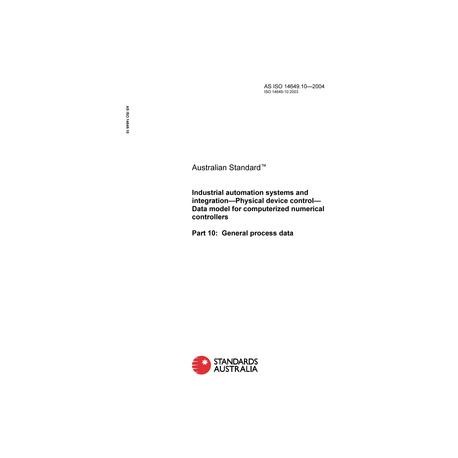 AS ISO 14649.10-2004