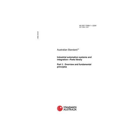 AS ISO 13584.1-2004