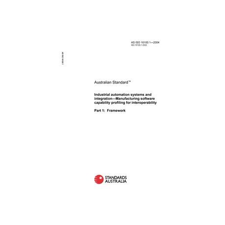 AS ISO 16100.1-2004