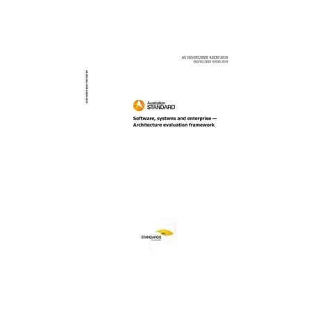 AS ISO/IEC/IEEE 42030:2019