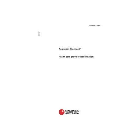 AS 4846-2004 [ Available Superseded ]
