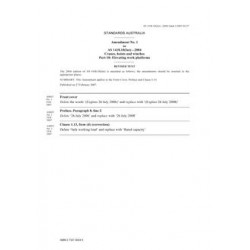 AS 1418.10(INT)-2004 AMDT 1 [ Superseded ]