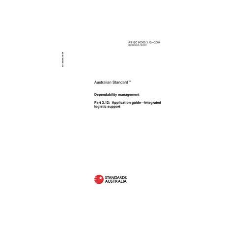 AS IEC 60300.3.12-2004 [ Superseded ]