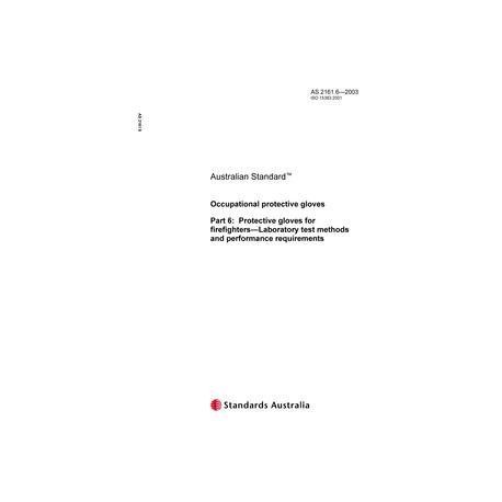 AS 2161.6-2003 [ Available Superseded ]