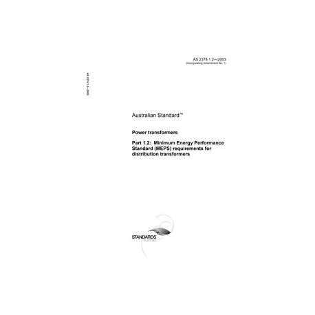 AS 2374.1.2-2003