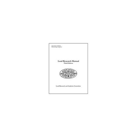 Load Research Manual, Third Edition