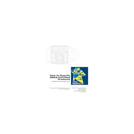 How to Specify AMCA Certified Products