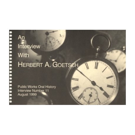 An Interview with Herbert A. Goetsch
