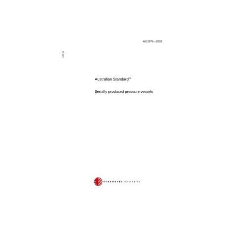 AS 2971-2002 [ Superseded ]