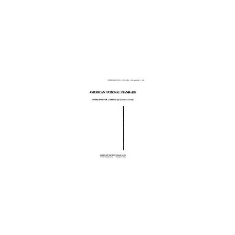 ASQ Q10011-1994 Series