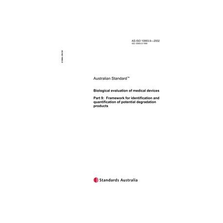 AS ISO 10993.9-2002