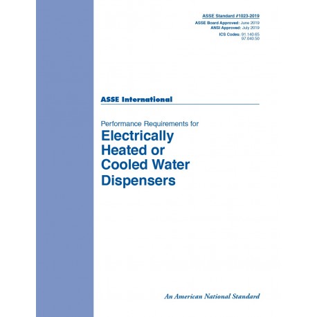 ASSE (Plumbing) 1023-2019