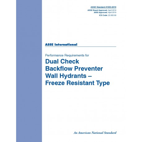 ASSE (Plumbing) 1053-2019