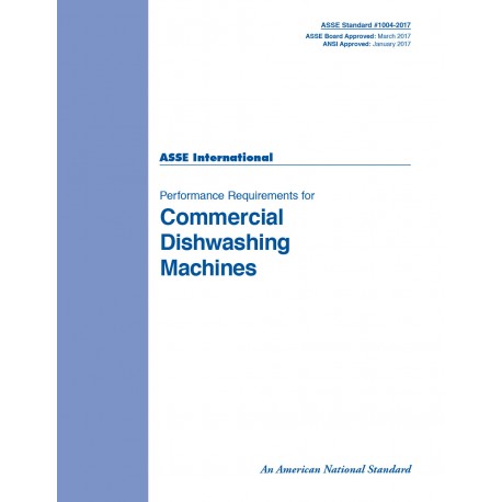 ASSE (Plumbing) 1004-2017