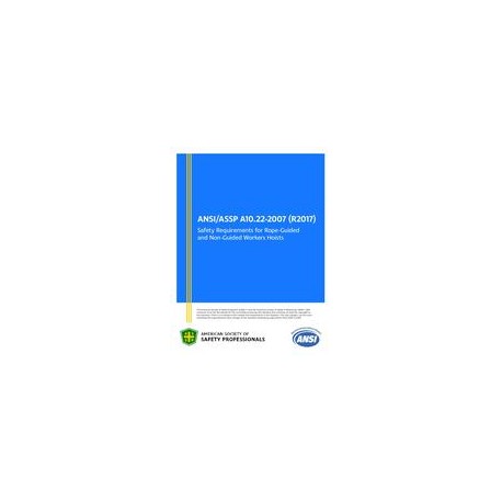 ASSP A10.22-2007 (R2017)