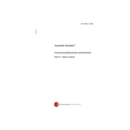 AS 1418.4-2001 [ Superseded ]