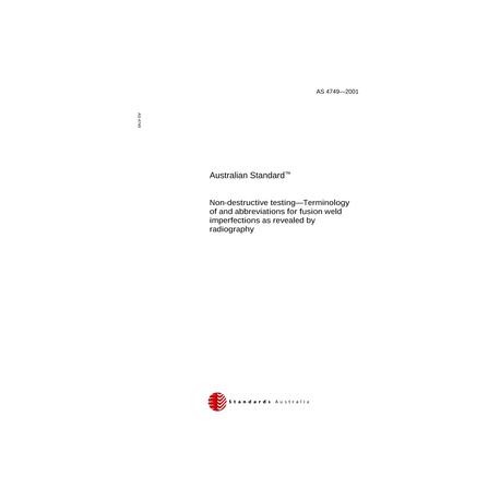 AS 4749-2001 [ Superseded ]