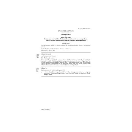 AS 2213.1-2001 AMDT 2