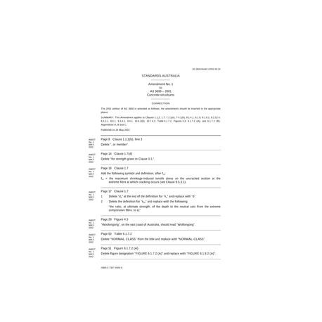 AS 3600-2001 AMDT 1 [ Superseded ]