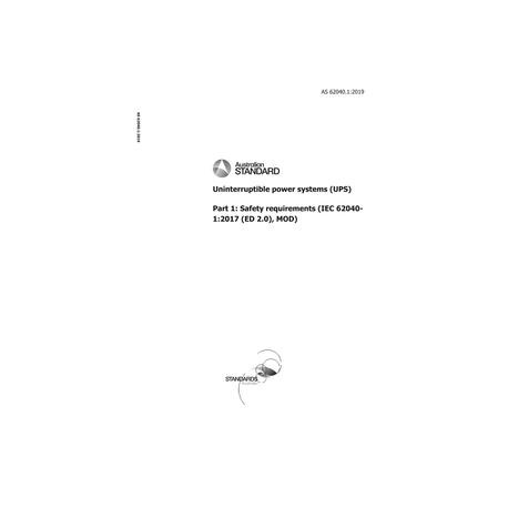 AS 62040.1:2019