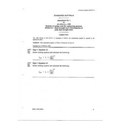 AS 4133.4.1-1993 AMDT 1 [ Superseded ]