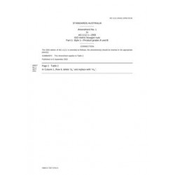 AS 1112.1-2000 AMDT 1 [ Superseded ]