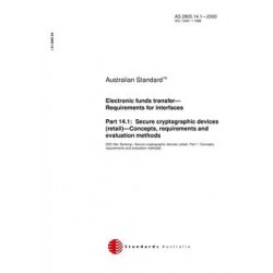 AS 2805.14.1-2000 [ Superseded ]