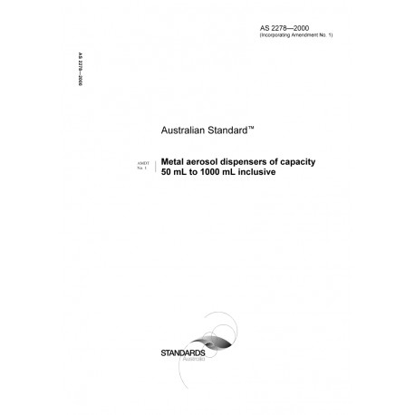 AS 2278-2000 [ Superseded ]
