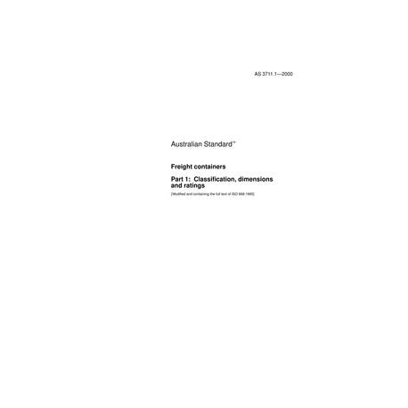 AS 3711.1-2000 [ Superseded ]