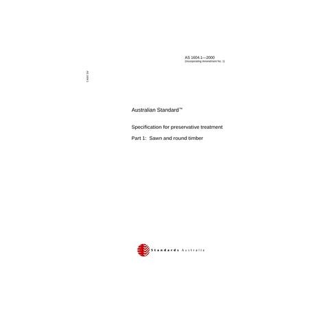 AS 1604.1-2000 [ Superseded ]