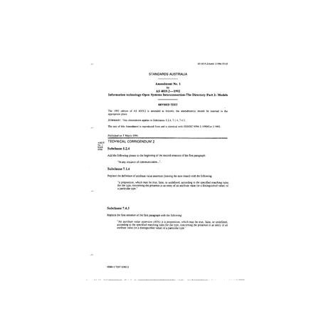 AS 4019.2-1992 AMDT 1