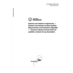 AS ISO/IEC 25063:2019