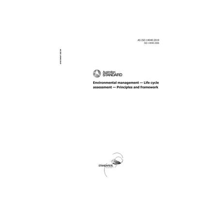 AS ISO 14040:2019