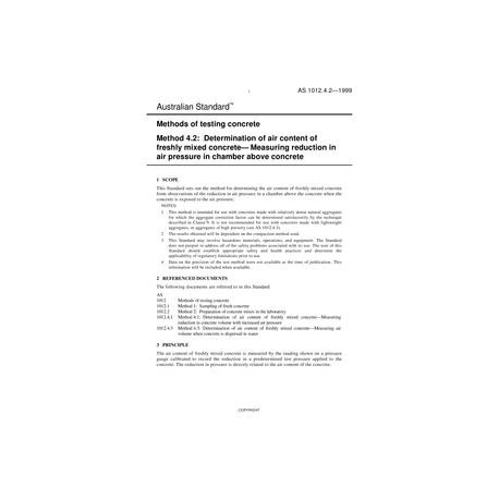 AS 1012.4.2-1999 [ Superseded ]