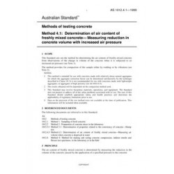 AS 1012.4.1-1999 [ Superseded ]