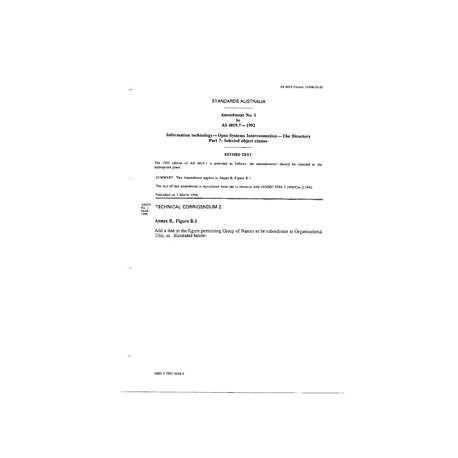 AS 4019.7-1992 AMDT 1
